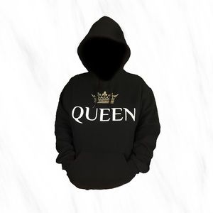 Black, white, and gold hoodie, relaxed fit ,cozy, streetwear, travel